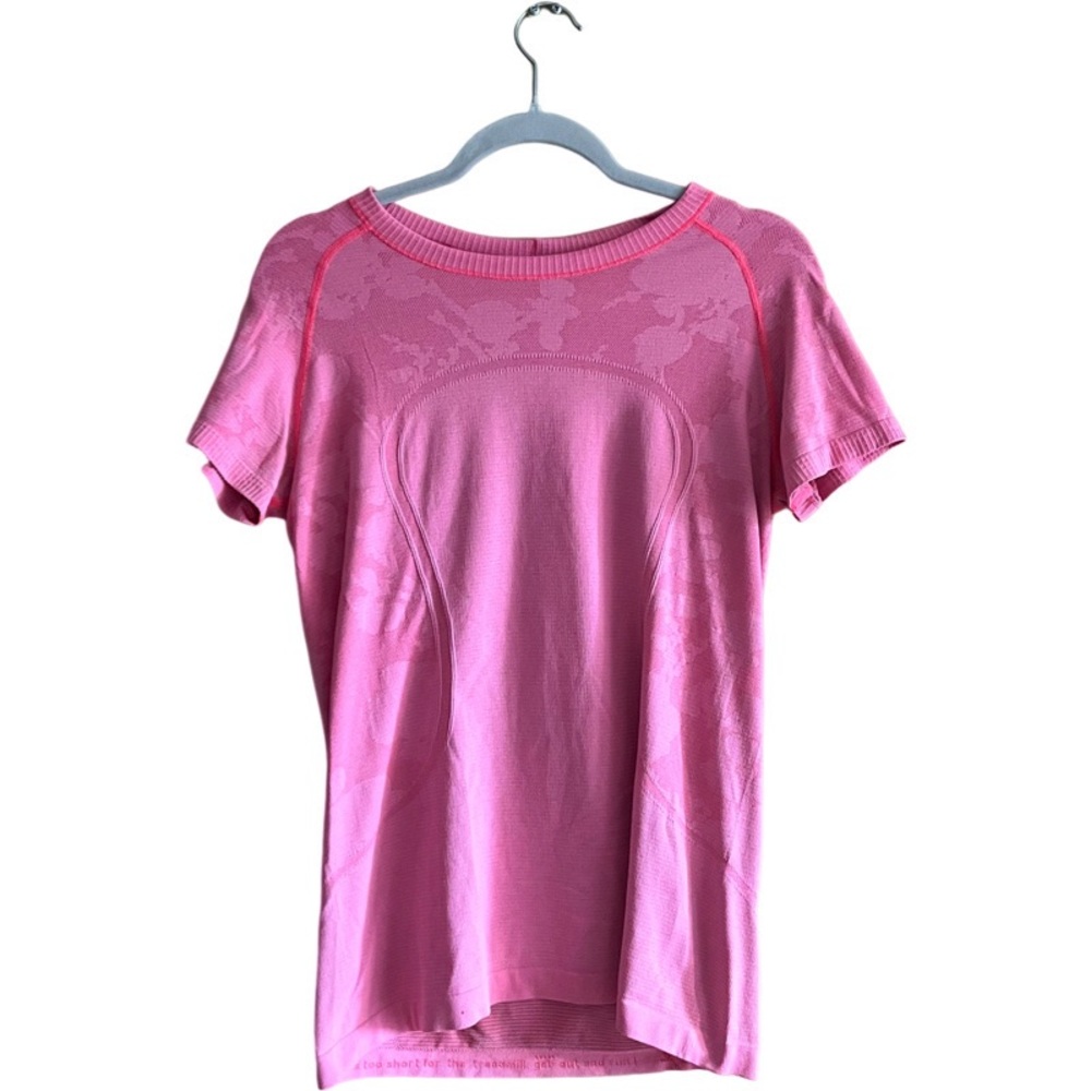 Lululemon Pink Camo T-Shirt